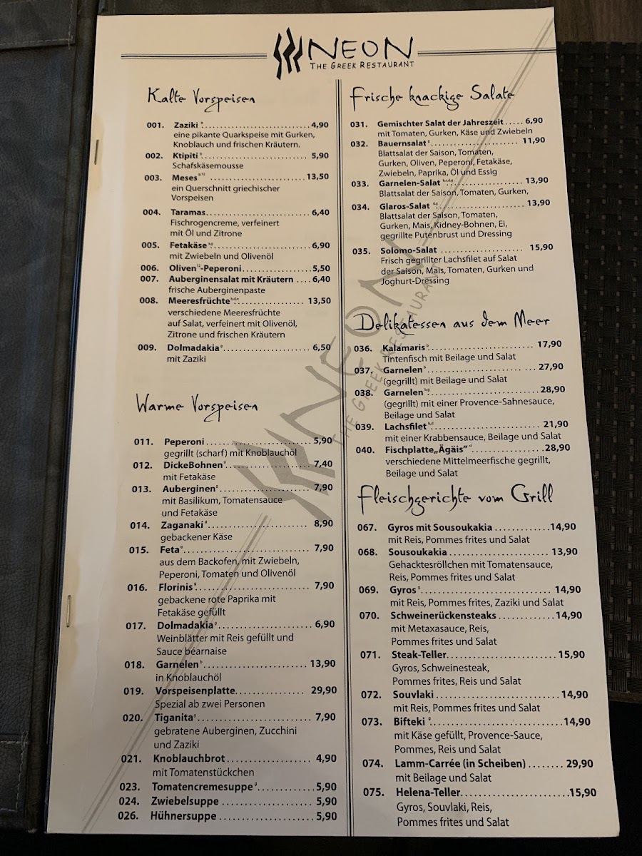 Restaurant Neon Menu - Image 5